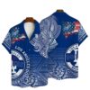 Los Angeles Dodgers Tribal Americana Summer Hawaiian Shirt