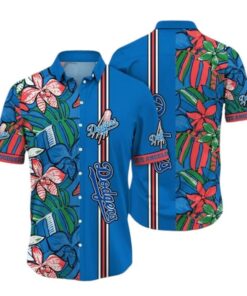 Los Angeles Dodgers Tropical Splash Summer Hawaiian Shirt