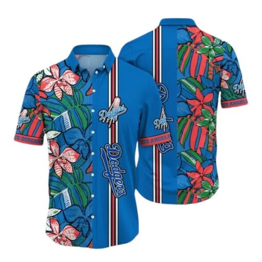 Los Angeles Dodgers Tropical Splash Summer Hawaiian Shirt