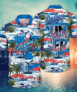 Los Angeles Dodgers Tropical Summer Summer Hawaiian Shirt