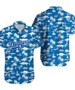 Los Angeles Dodgers Tropical Sunset Summer Hawaiian Shirt
