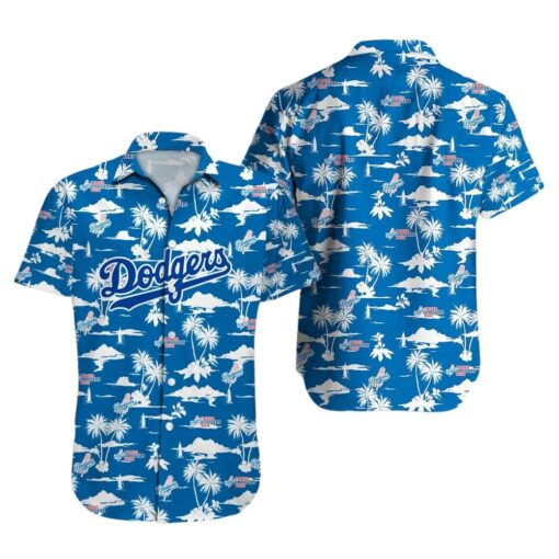 Los Angeles Dodgers Tropical Sunset Summer Hawaiian Shirt