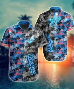 Los Angeles Dodgers Tropical Twilight Summer Hawaiian Shirt