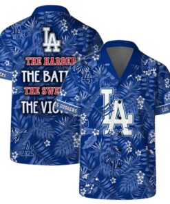 Los Angeles Dodgers Victory Palm Summer Hawaiian Shirt