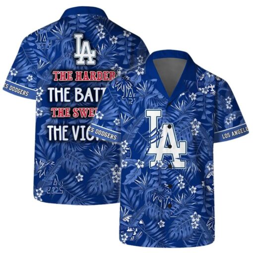 Los Angeles Dodgers Victory Palm Summer Hawaiian Shirt