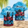 Miami Marlins Palm Paradise Summer Hawaiian Shirt