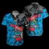 Miami Marlins Tiki Surf Summer Hawaiian Shirt