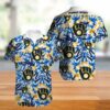 Milwaukee Brewers Blue Breeze Summer Hawaiian Shirt