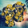 Milwaukee Brewers Bold Blooms Summer Hawaiian Shirt